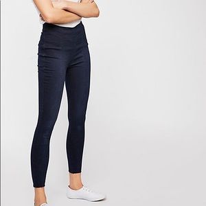 Free People Seamed Pull-on Skinny Jeans